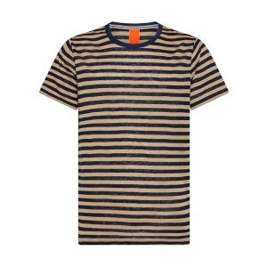 SUN68 t-shirt linen stripes