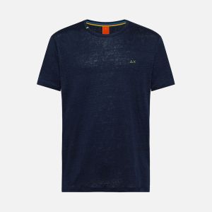 SUN68 t-shirt linen solid