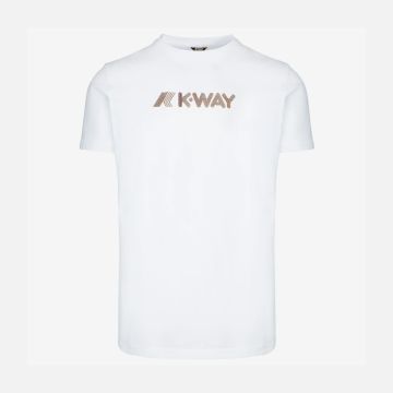 K-WAY t-shirt elliot 3d stripes logo