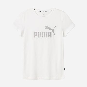 PUMA t-shirt ess+ glitter logo