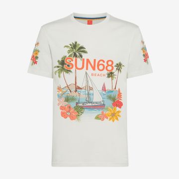 SUN68 t-shirt all over print