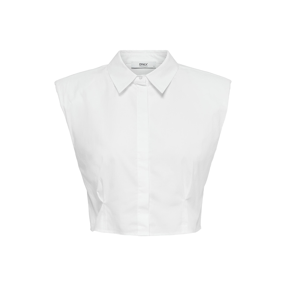 ONLY camicia crop-Bianco