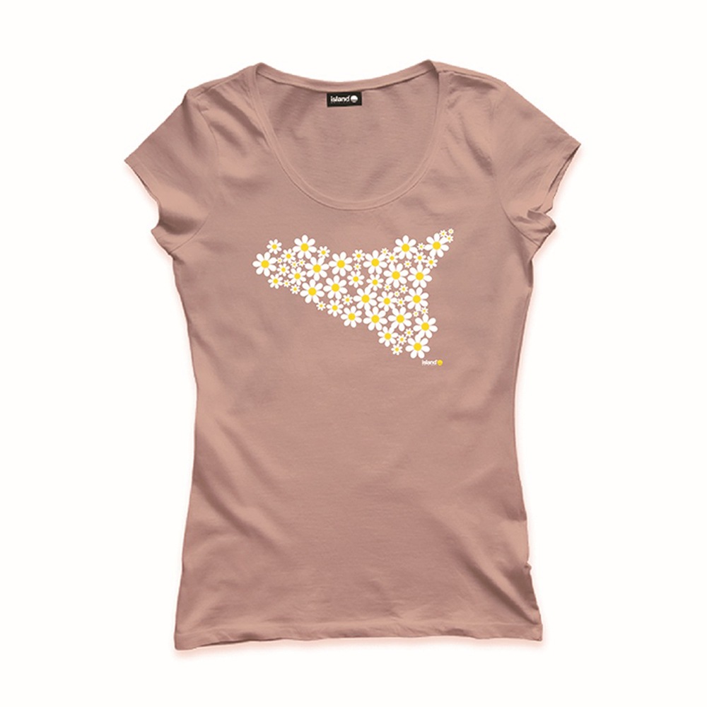 ISLAND ORIGINAL T-shirt margherite-Rosa