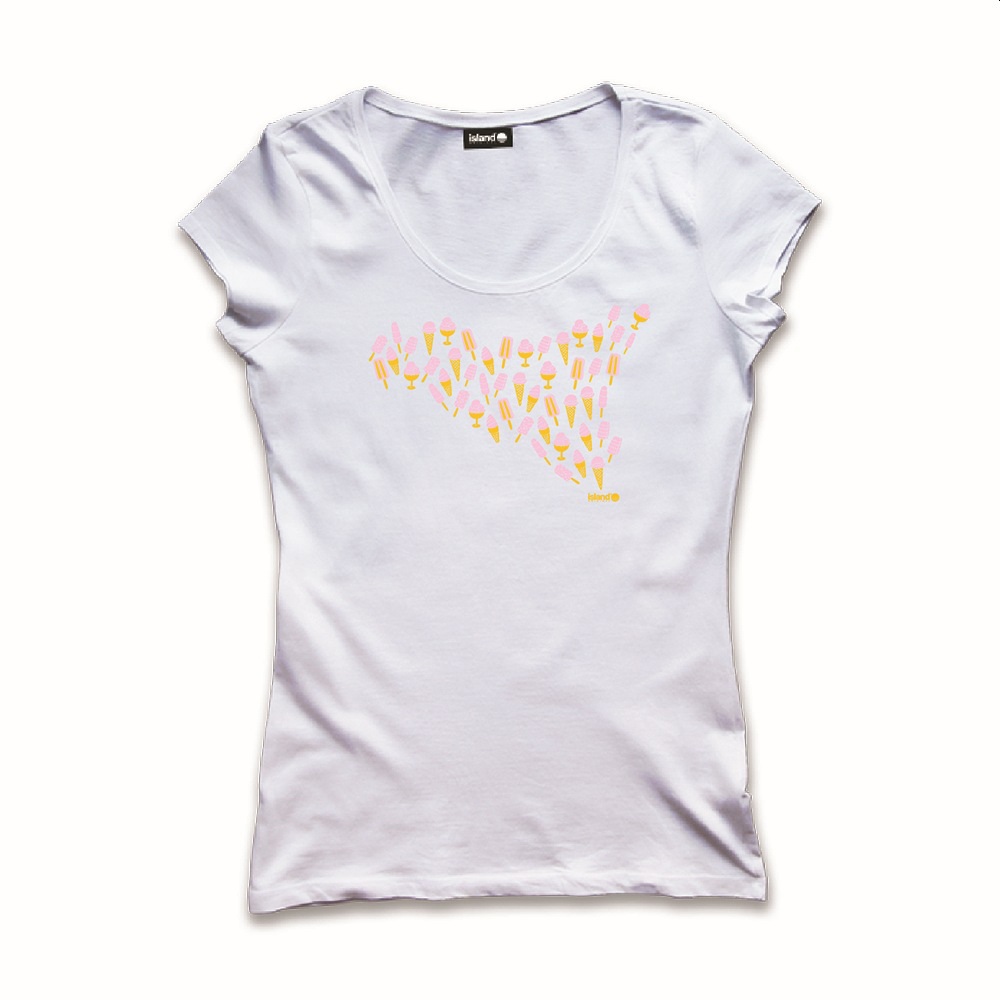 ISLAND ORIGINAL t-shirt gelatini-Bianco