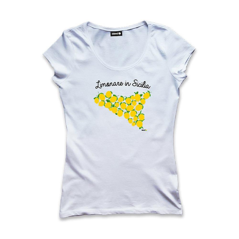 ISLAND ORIGINAL T-shirt limonare-Bianco