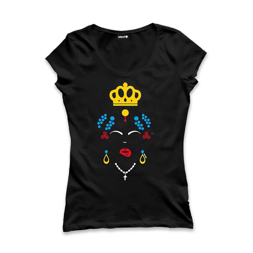 ISLAND ORIGINAL t-shirt testa di moro-Nero