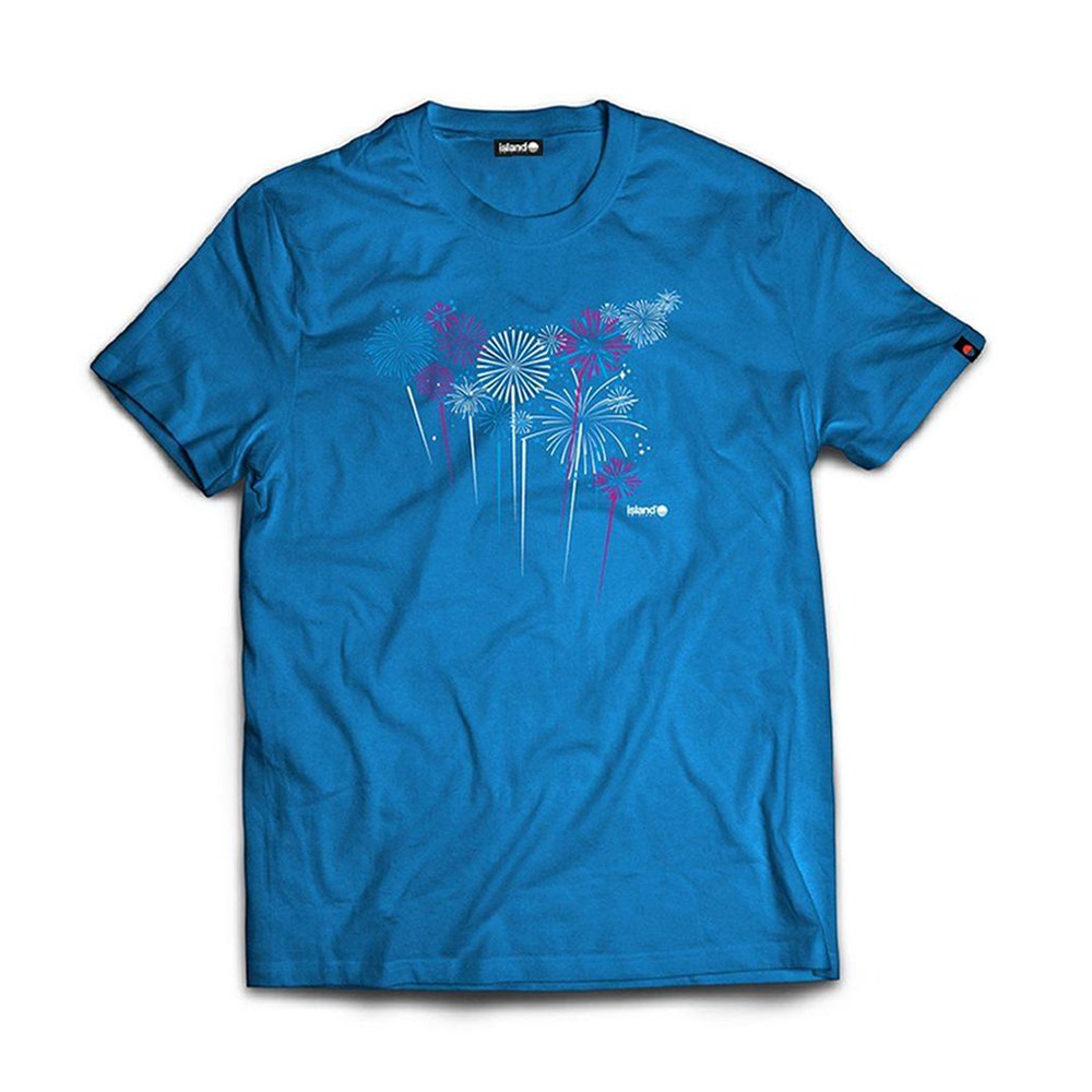 ISLAND ORIGINAL T-shirt giocufocu-Azzurro