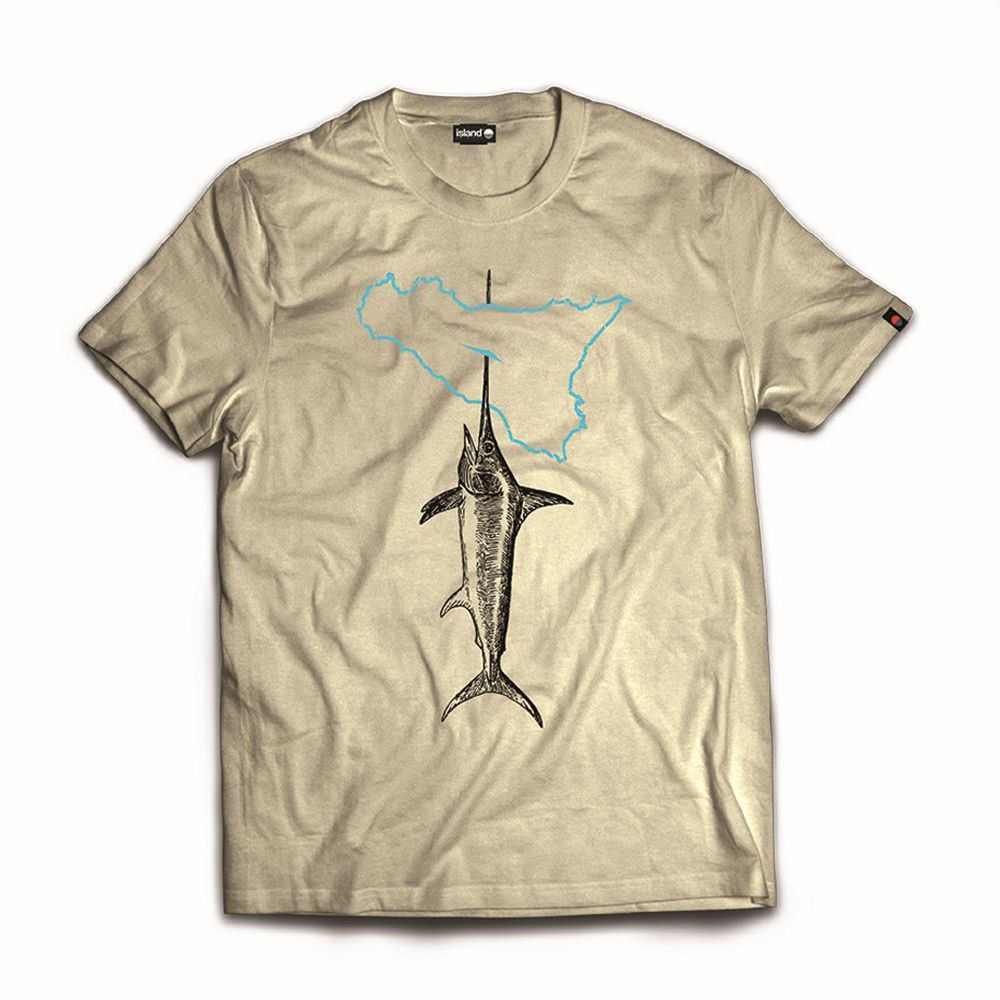 ISLAND ORIGINAL t-shirt u piscispada-Sabbia