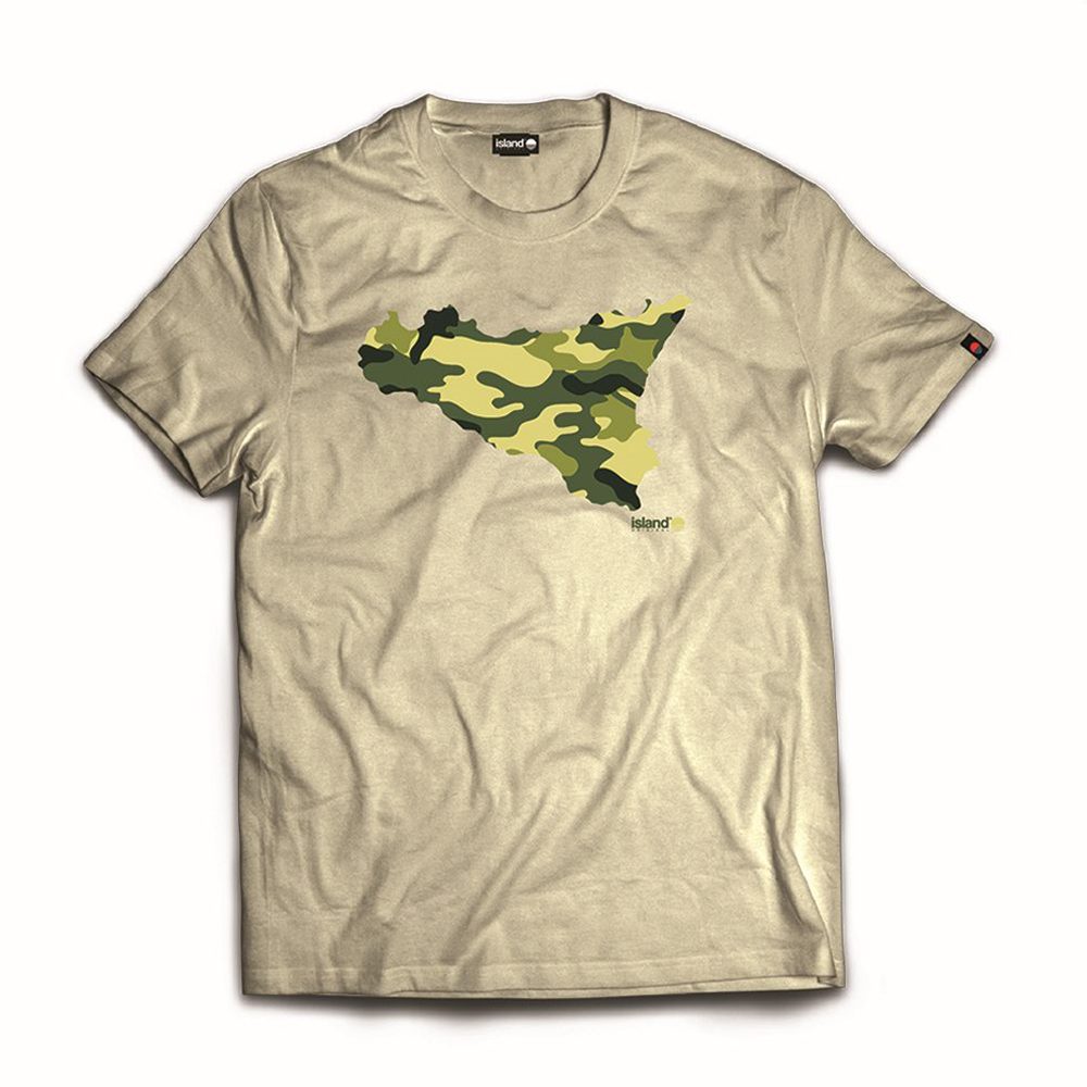 ISLAND ORIGINAL t-shirt camouflage-Sabbia