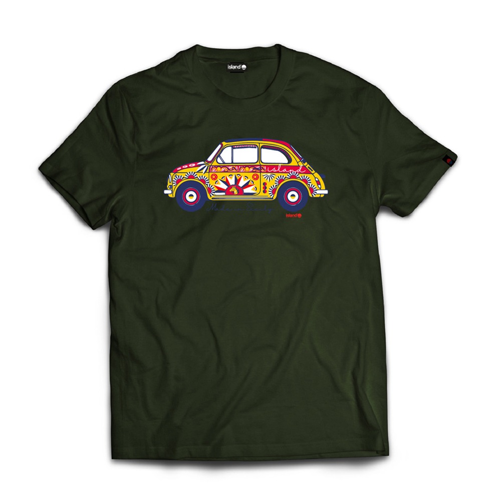 ISLAND ORIGINAL t-shirt 500 carretto-Verde