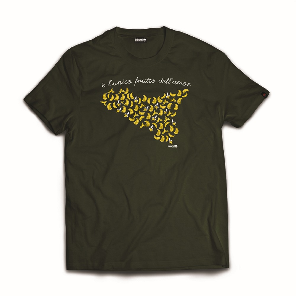 ISLAND ORIGINAL t-shirt banane-Verde