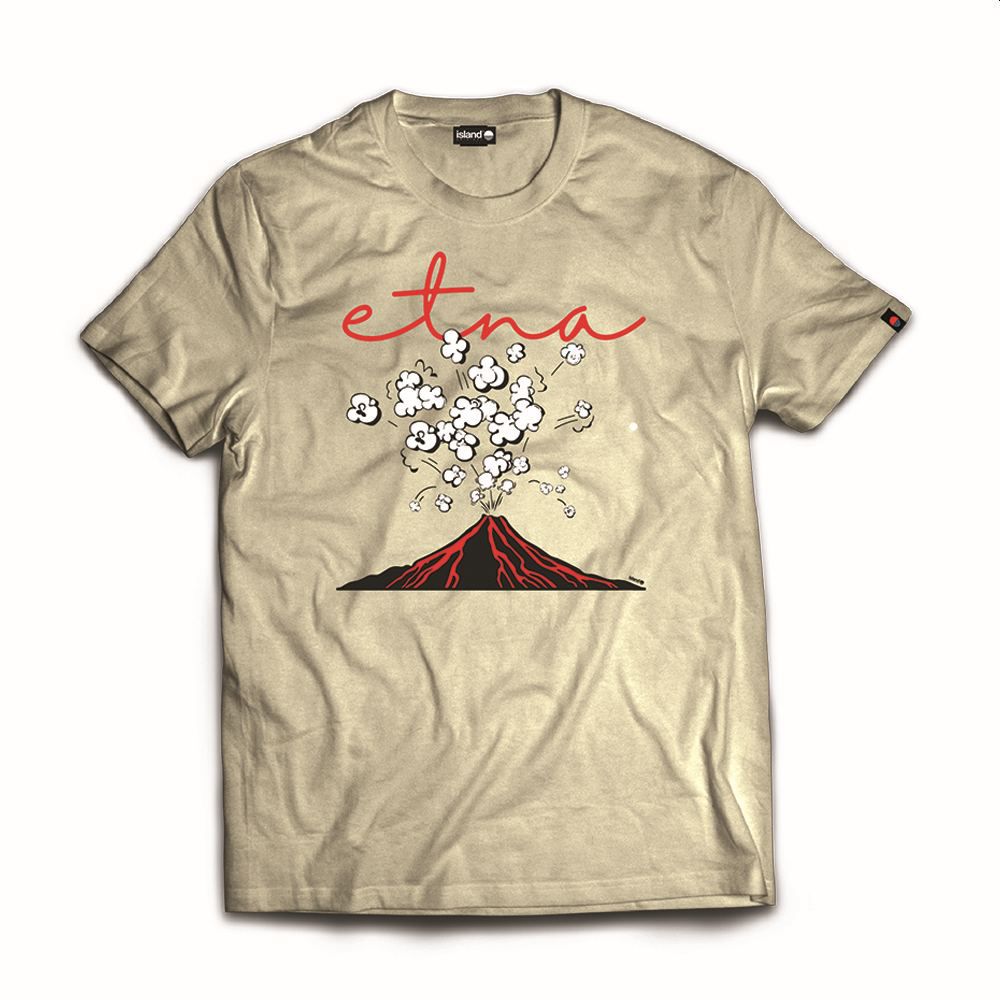 ISLAND ORIGINAL t-shirt etna pop-Sabbia
