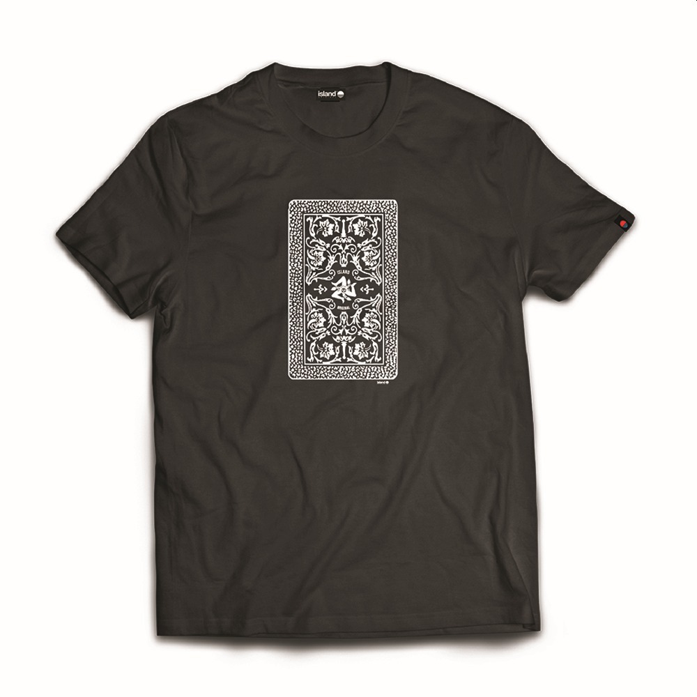 ISLAND ORIGINAL t-shirt carta-Nero