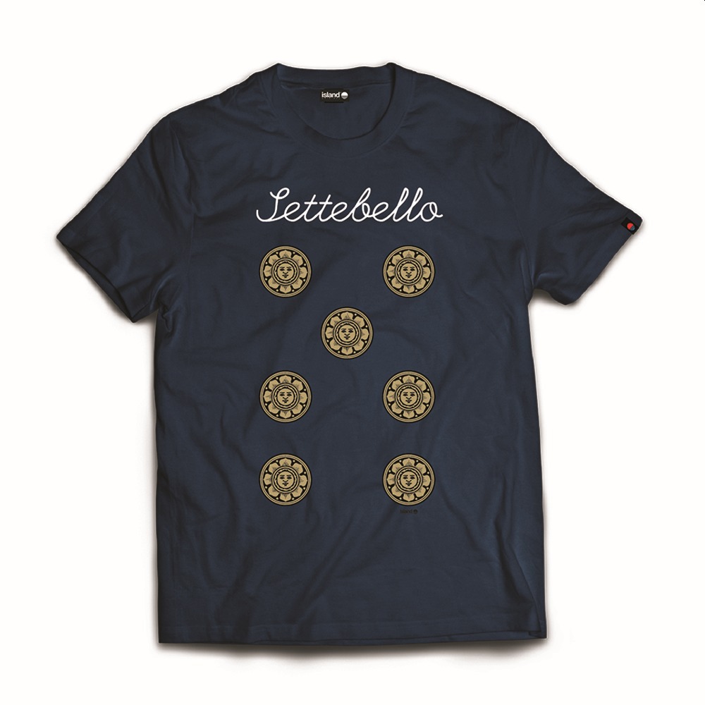 ISLAND ORIGINAL t-shirt settebello-Blu