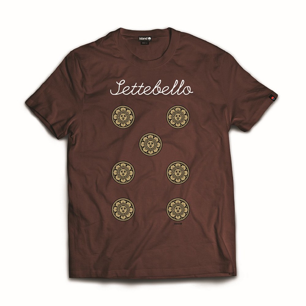 ISLAND ORIGINAL t-shirt settebello-Bordeaux
