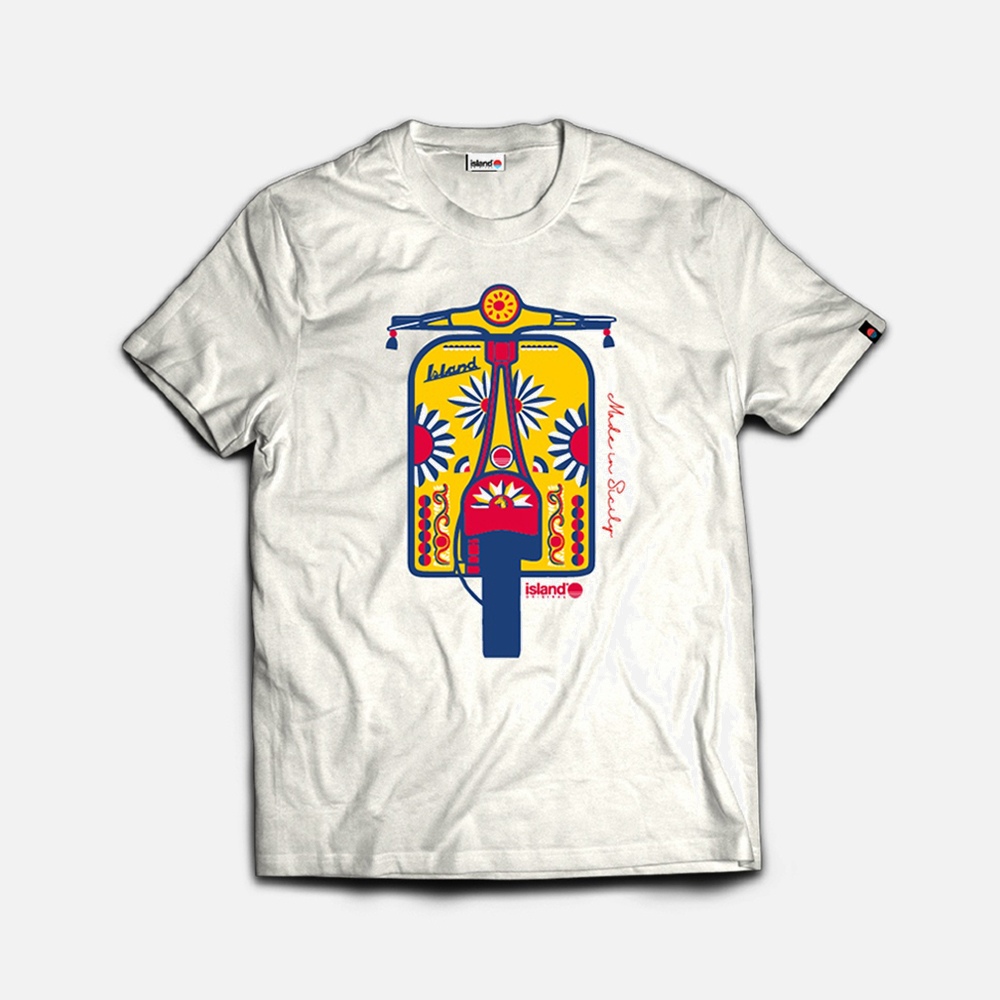 ISLAND ORIGINAL t-shirt vespa carretto 2-