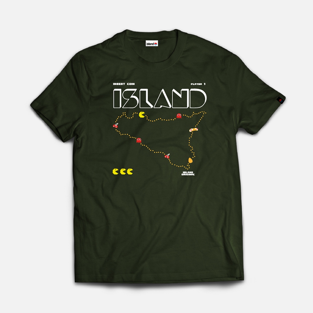 ISLAND ORIGINAL t-shirt pac man-