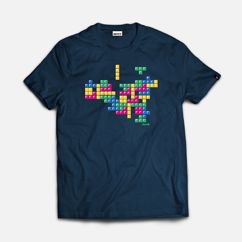 ISLAND ORIGINAL t-shirt tetris-