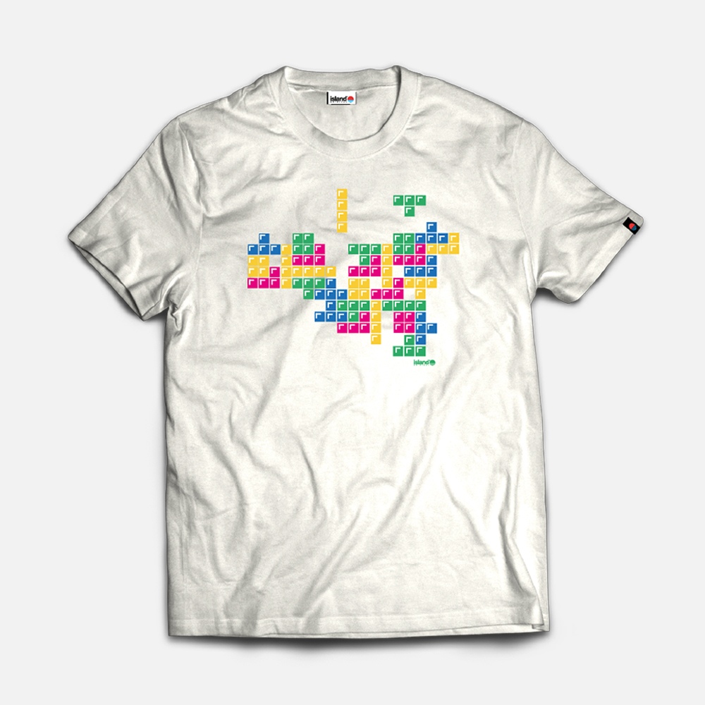 ISLAND ORIGINAL t-shirt tetris-