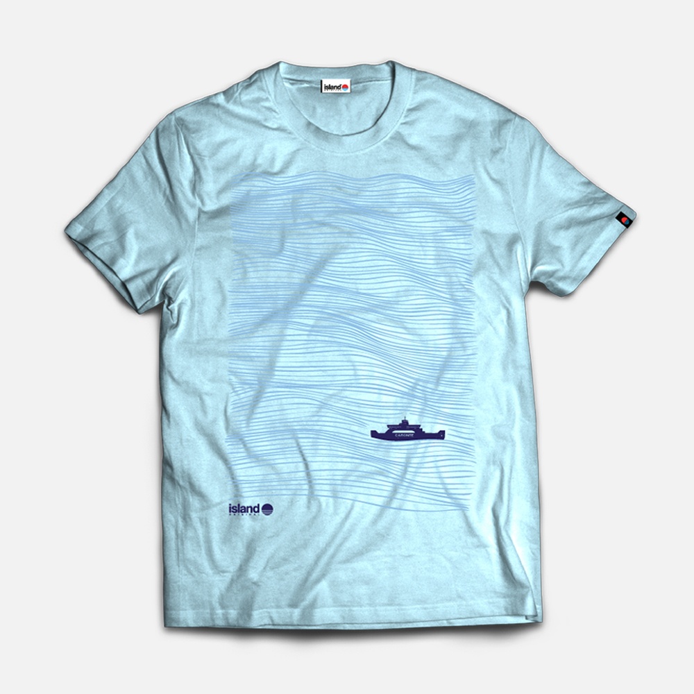 ISLAND ORIGINAL t-shirt caronte-Celeste