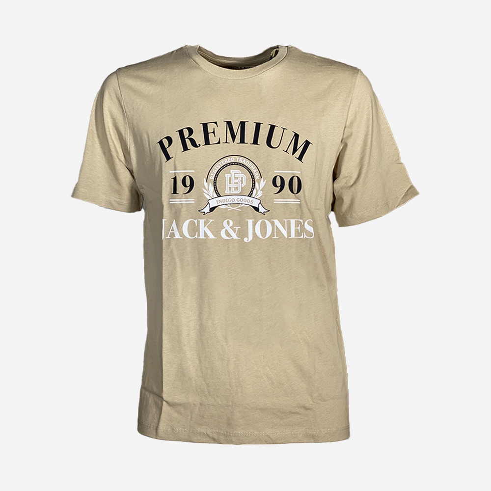 JACK JONES t-shirt blucameron-Beige