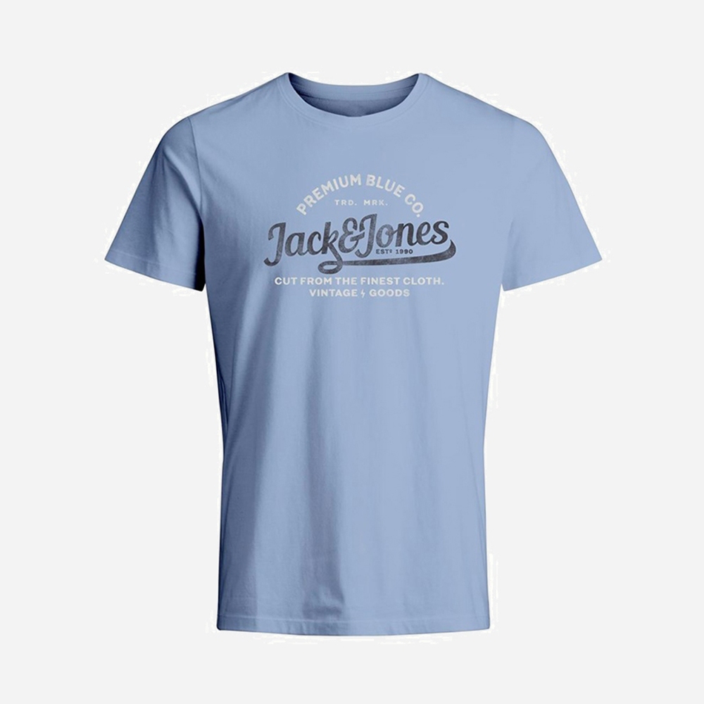 JACK JONES t-shirt blulouie-Celeste